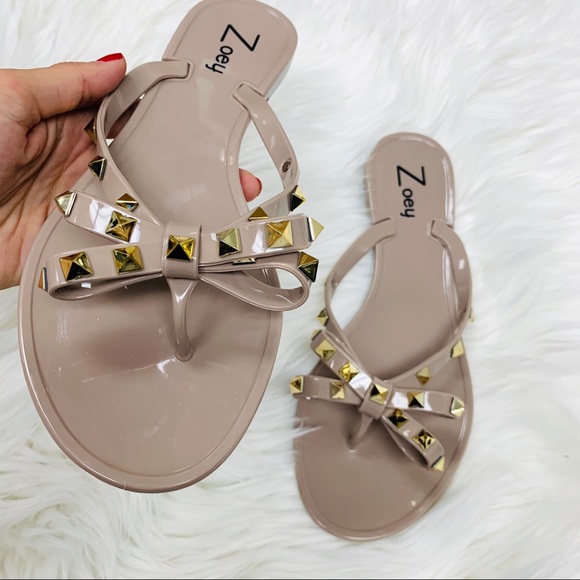 Nude studded sandal - Picture 4 of 6